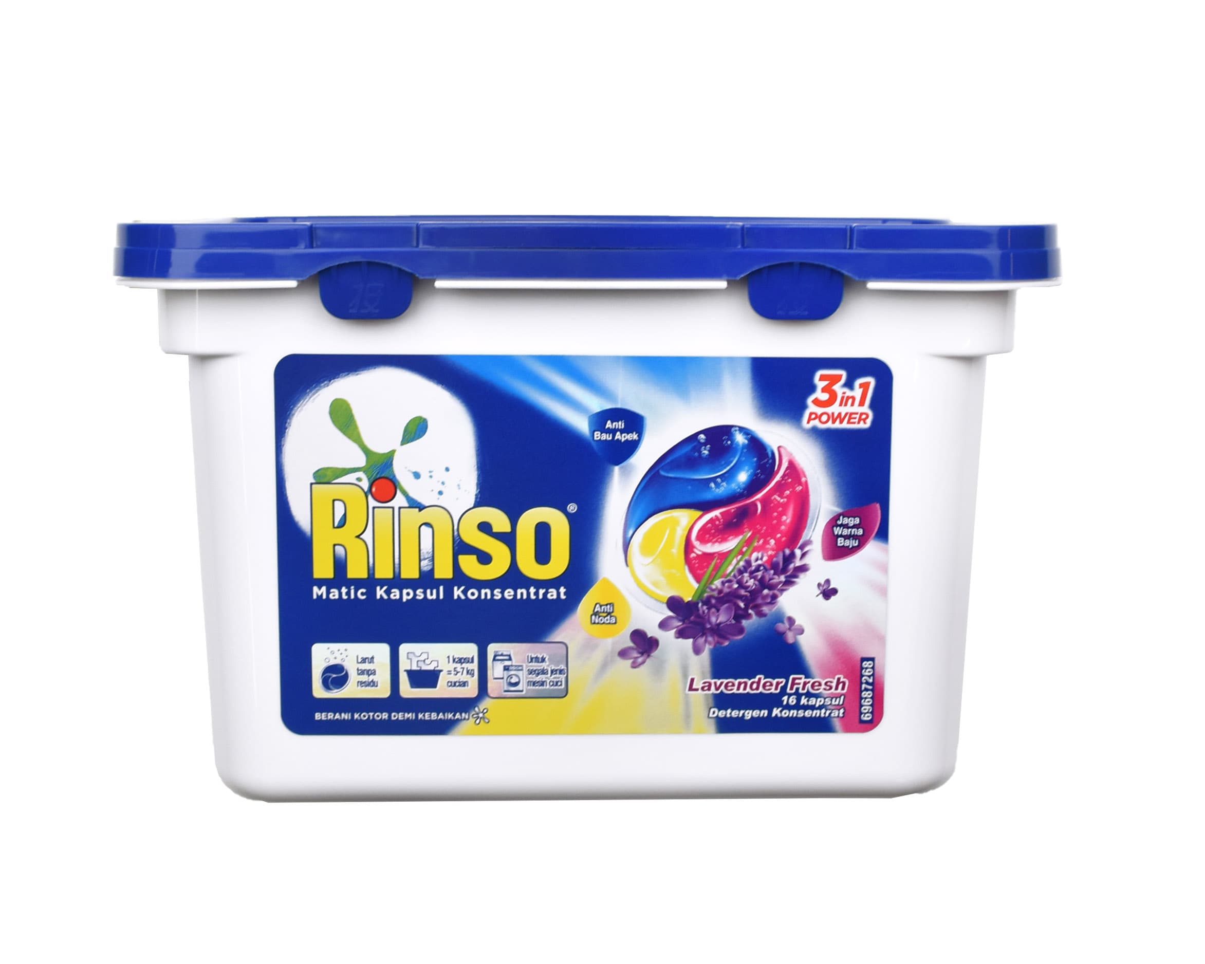 Rinso Kapsul Lavender Fresh 168 gr – 1