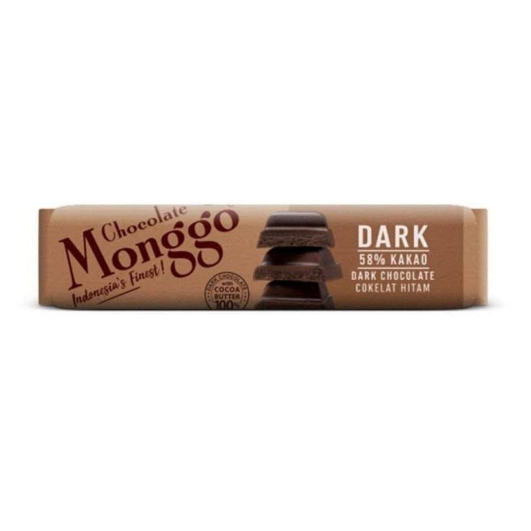 Monggo Dark Chocolate 58% Kakao 40 gr – 1