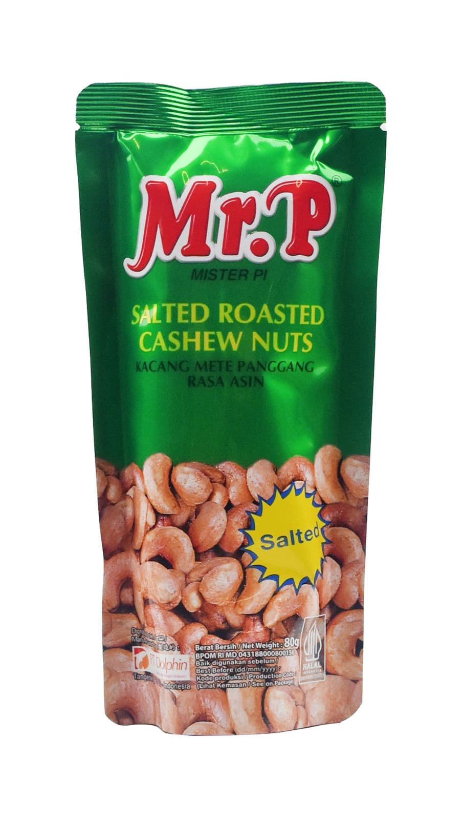 Mr P Kacang Mete Asin 80 gr – 1