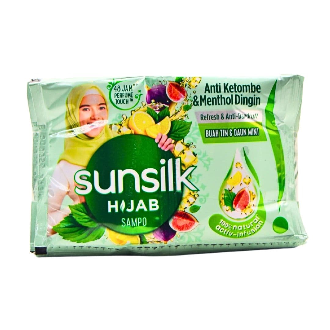 Sunsilk Sampo Hijab Refresh Anti Dandruff Sachet 6 x 8 ml – 1