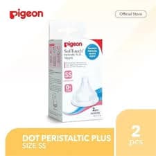 Pigeon Dot Peristaltic Plus Nipple Size SS 2 pcs – 1
