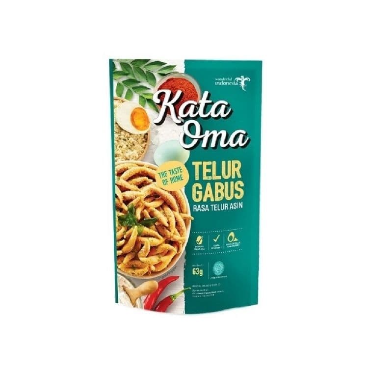 Kata Oma Telur Gabus Telur Asin 63 gr – 1