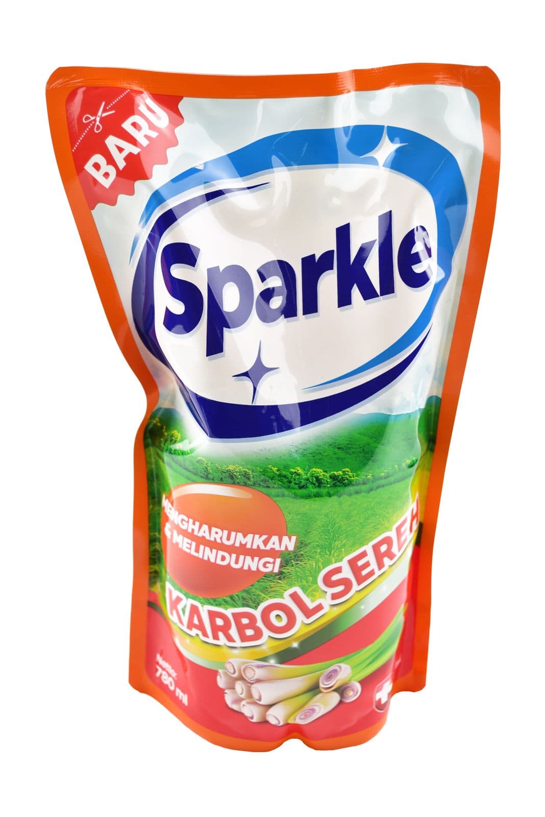 Sparkle Pembersih Lantai Karbol Sereh 780 ml – 1