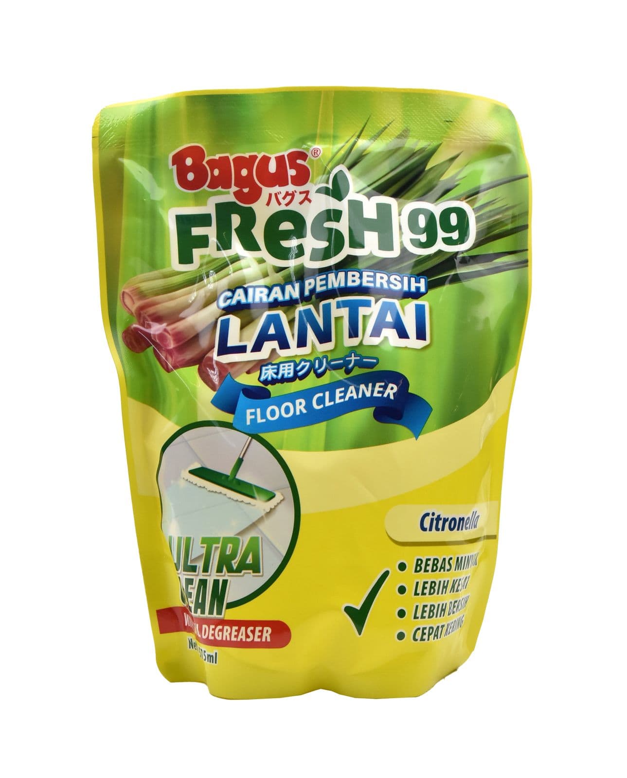 Bagus Fresh 99 Pembersih Lantai Citronella Refill 575 ml – 1