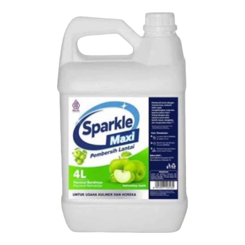Sparkle Maxi Pembersih Lantai Apel Botol 4 L – 1