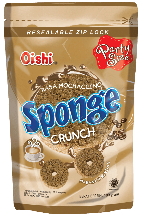 Oishi Sponge Crunch Mochaccino 100 gr – 1