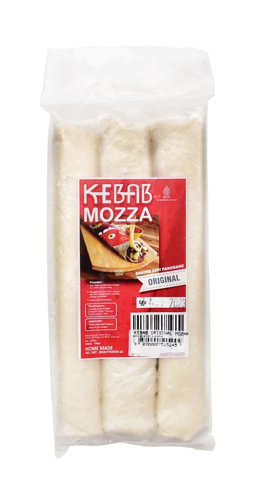 Kebab Mozza Cheese Mozzarella 3 pcs – 1