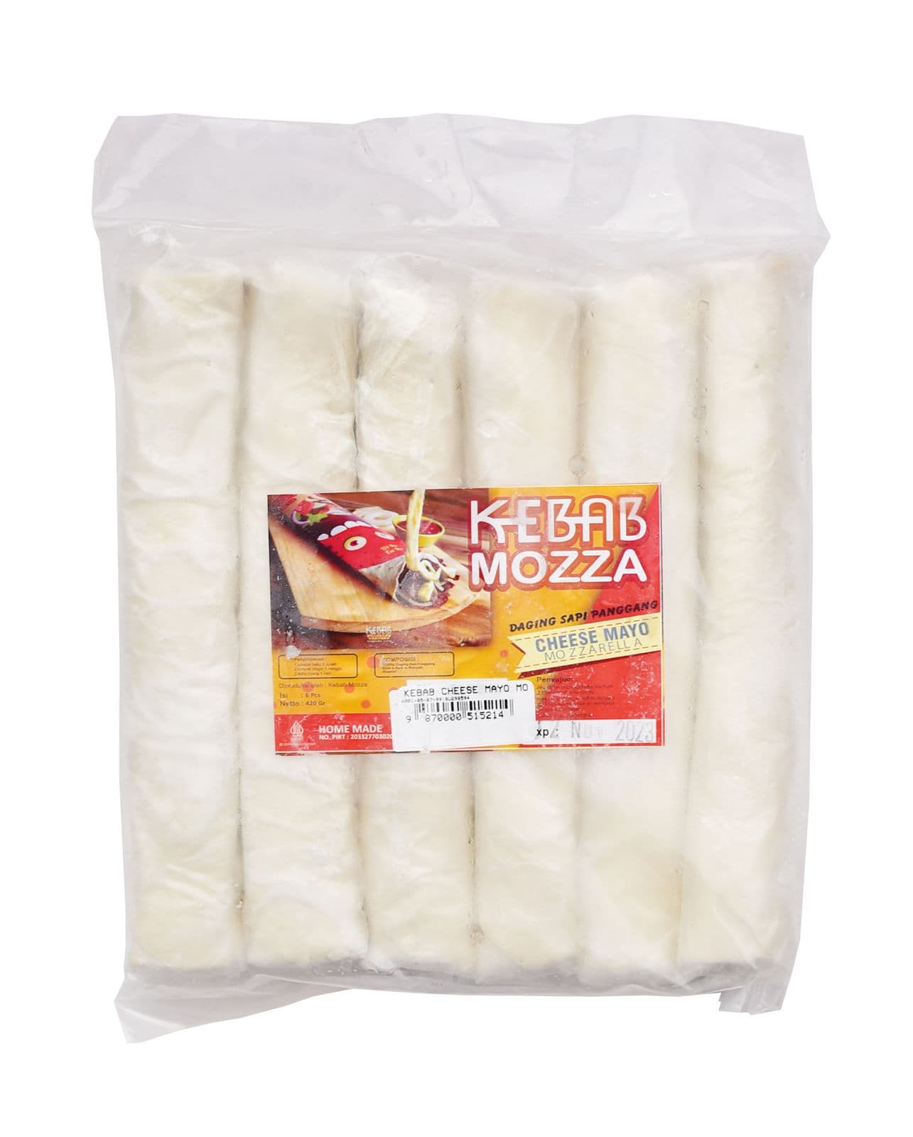 Kebab Mozza Cheese 6 pcs – 1