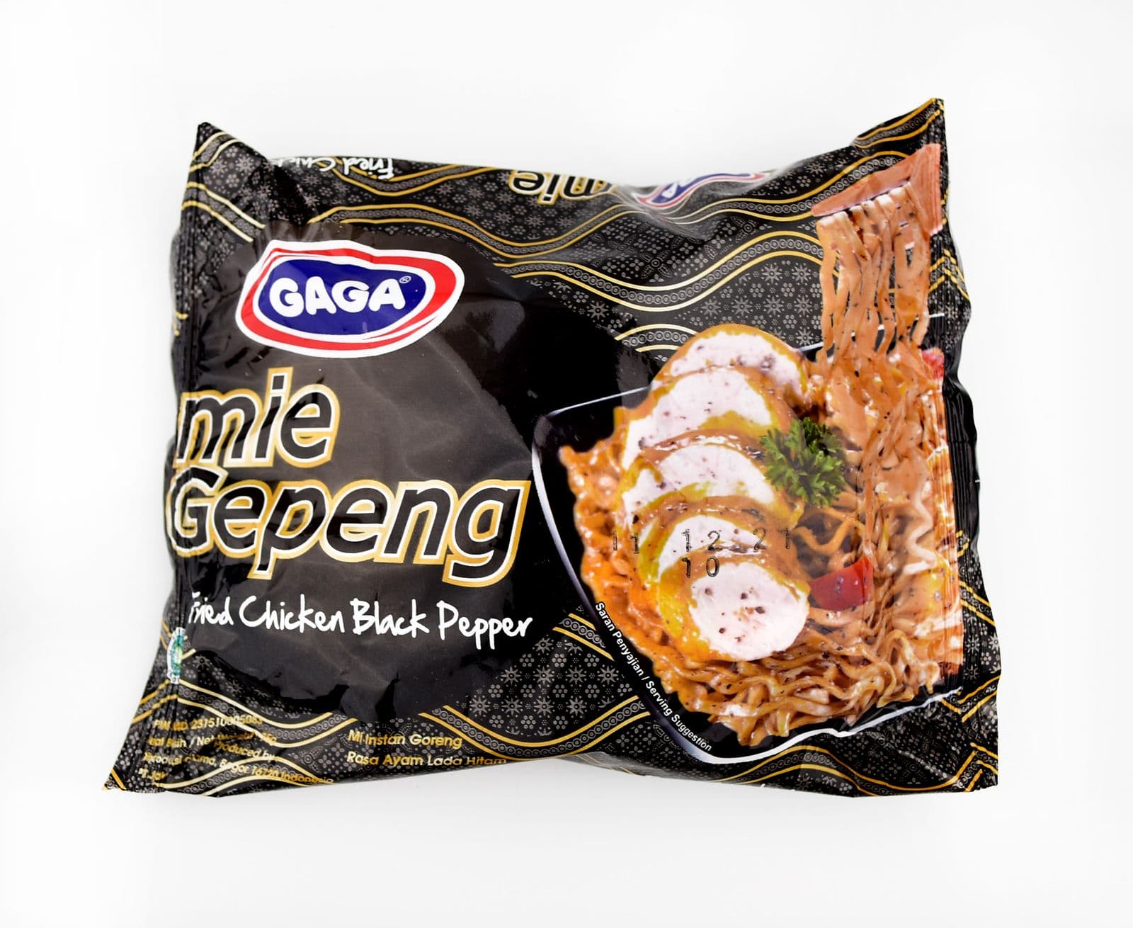 Gaga Mi Gepeng Goreng Lada Hitam – 1