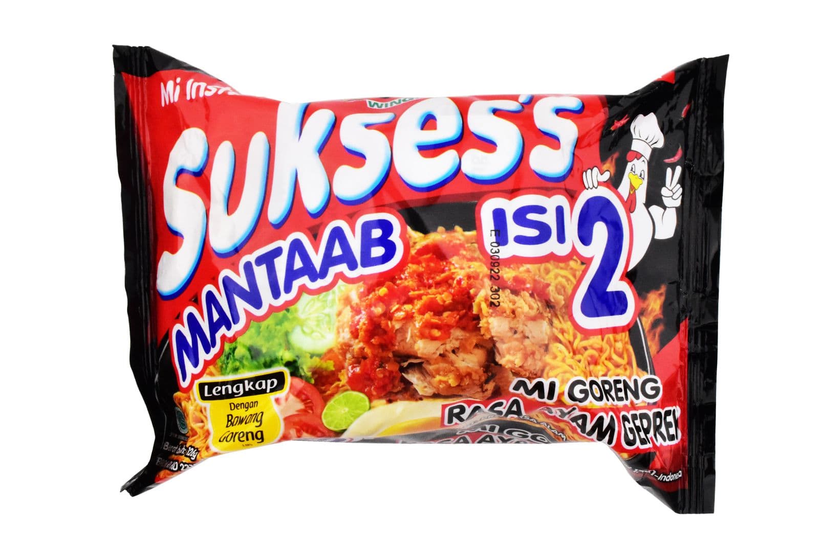 SuksesMIE Isi 2 Mi Goreng Ayam Geprek 126 gr – 1