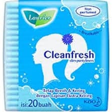 Laurier Pantyliner Clean Fresh Tanpa Parfum 20 Buah – 1