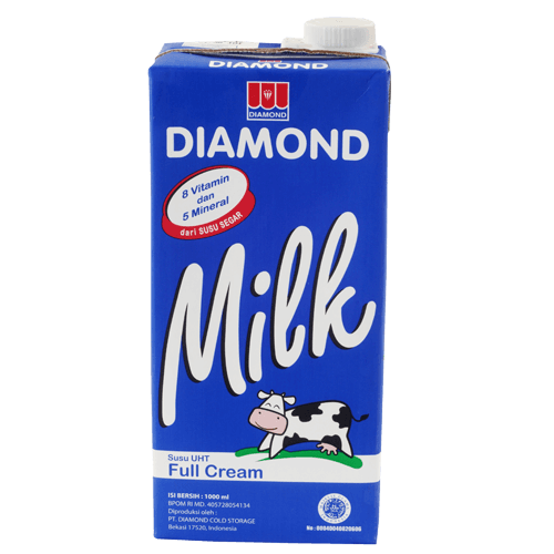 Diamond Susu UHT Full Cream 1 L – 1