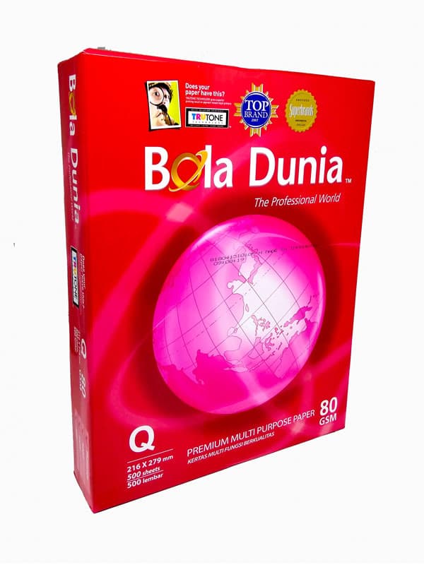 Bola Dunia Kertas Fotocopy 80 gr Q – 1