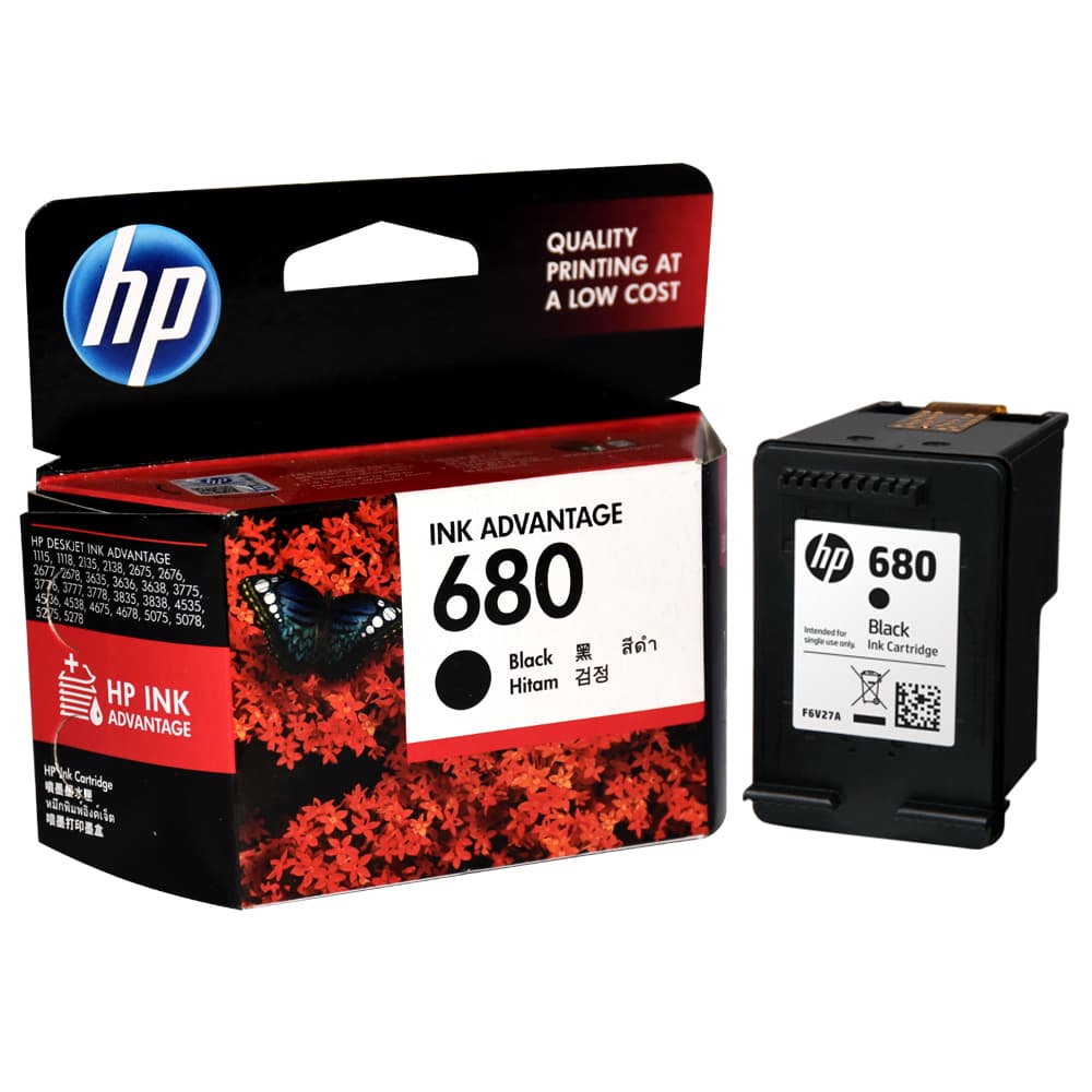 HP Kartrid 680 Hitam – 1