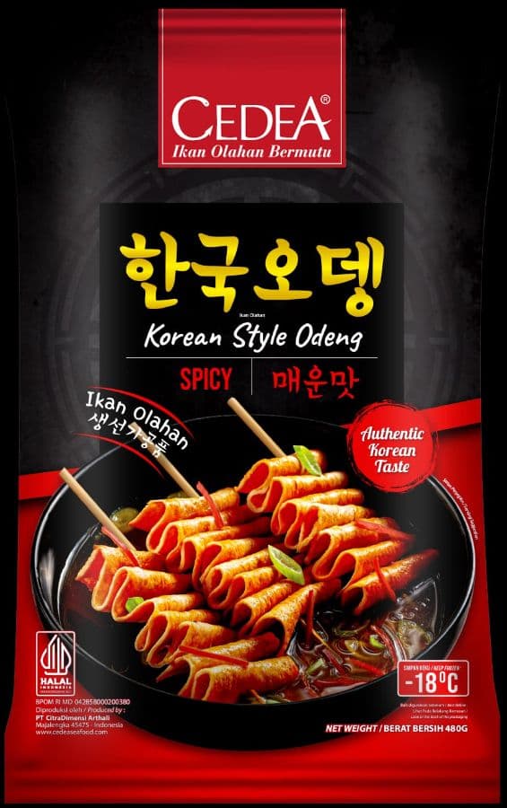 Cedea Korean Odeng Spicy 480 gr – 1