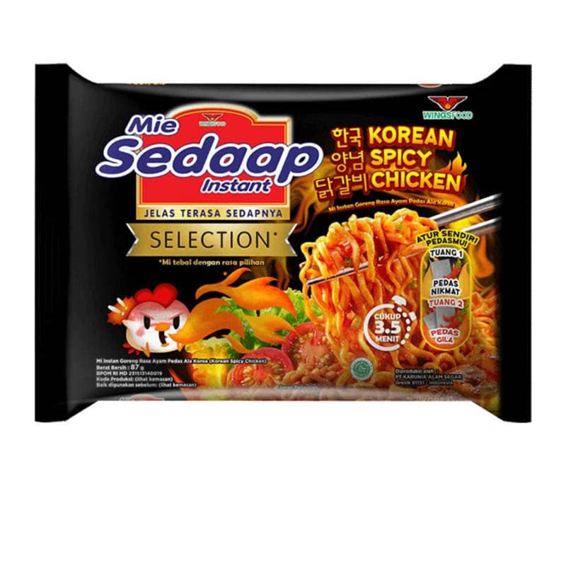 Sedaap Mie Ayam Pedas Korea 87 gr – 1