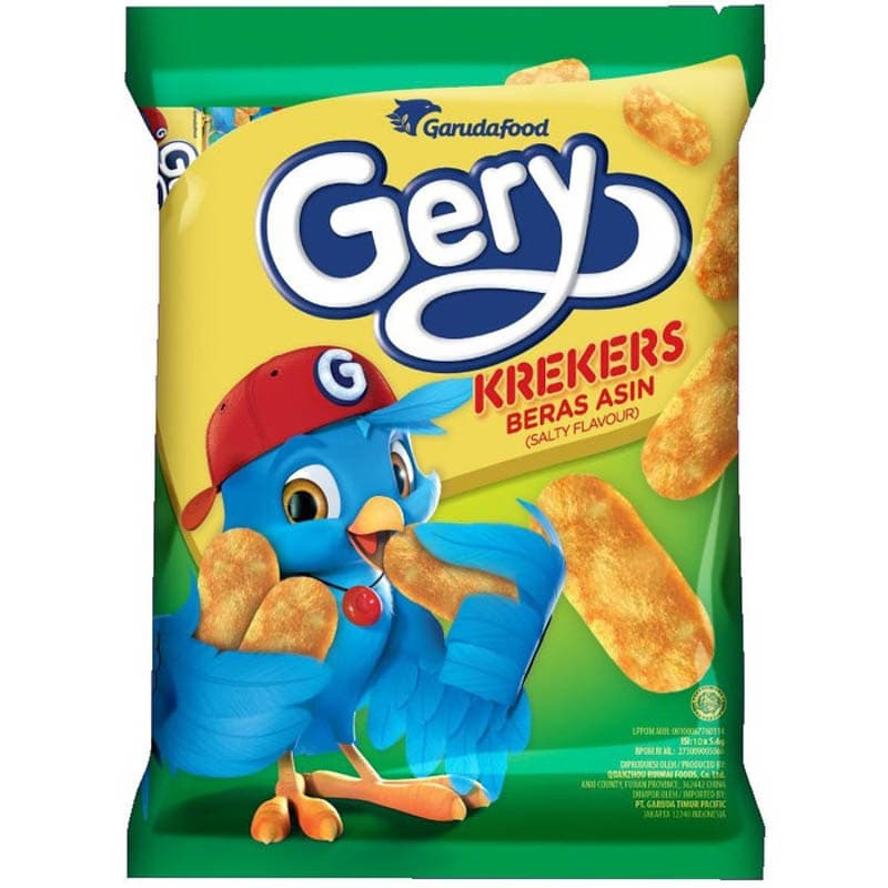 Gery Kreker Beras Asin 10 pcs x 5,6 gr – 1