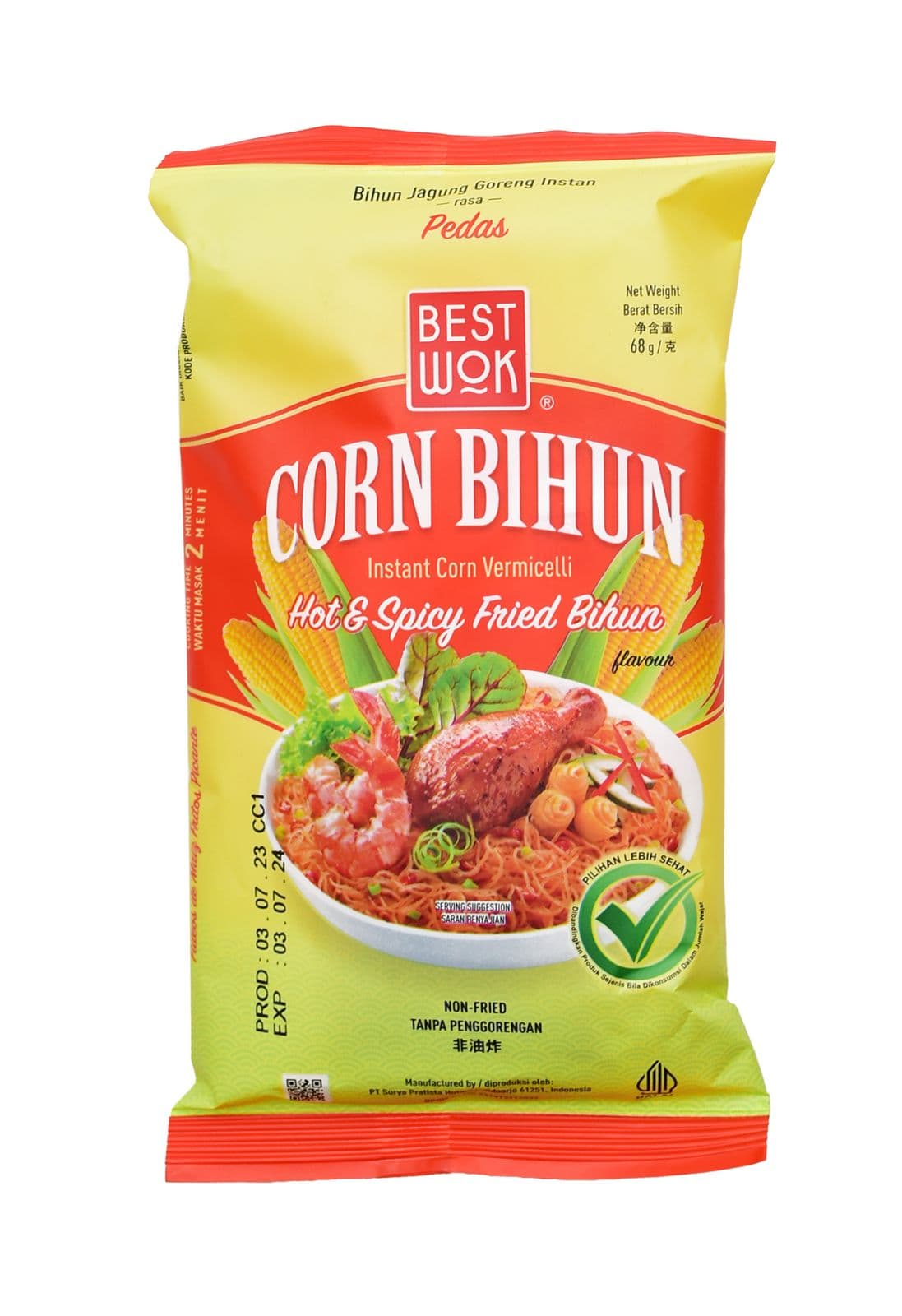 Best Wok Bihun Hot Spicy 68 gr – 1