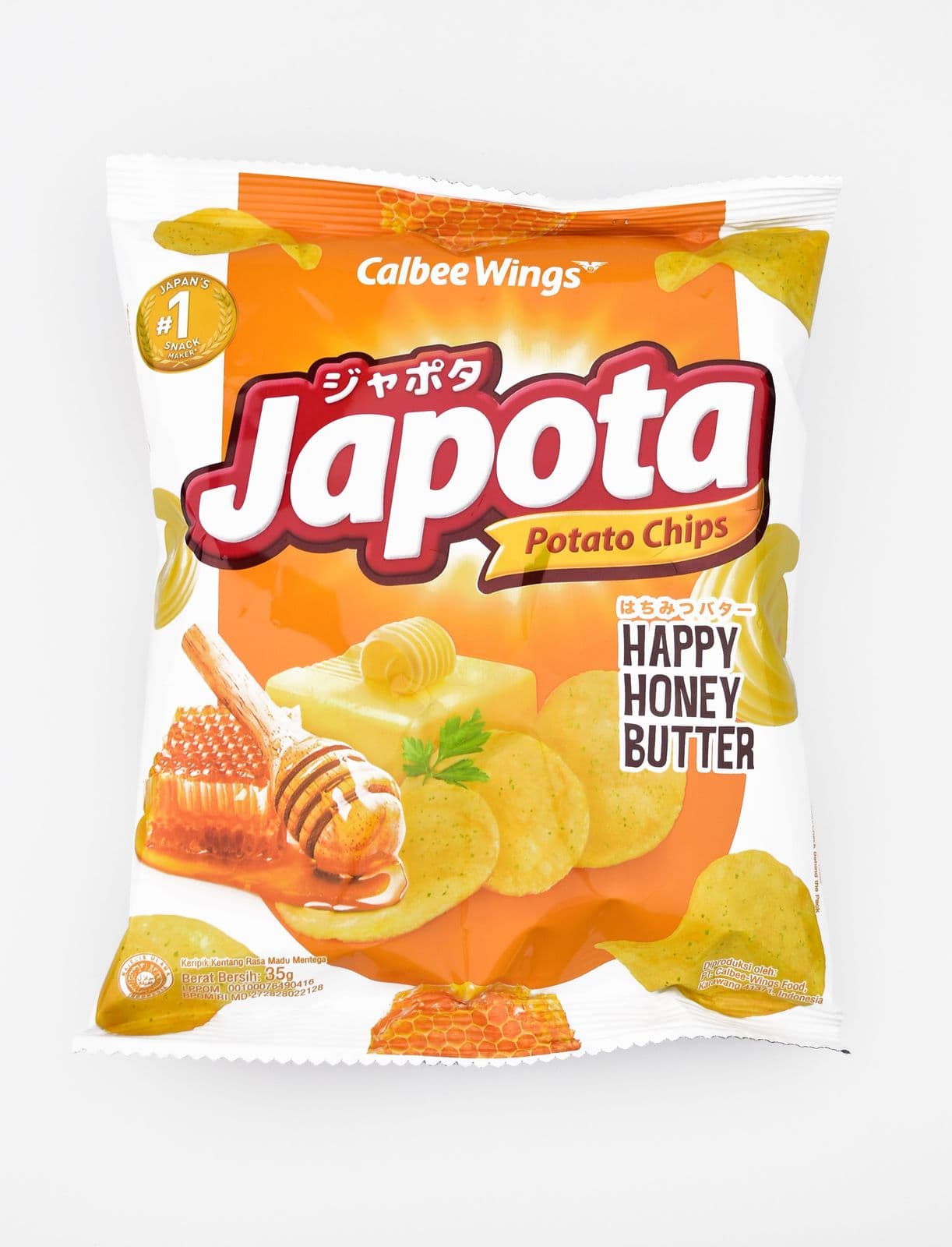 Japota Potongan Keripik Rasa Madu Mentega 35 gr – 1