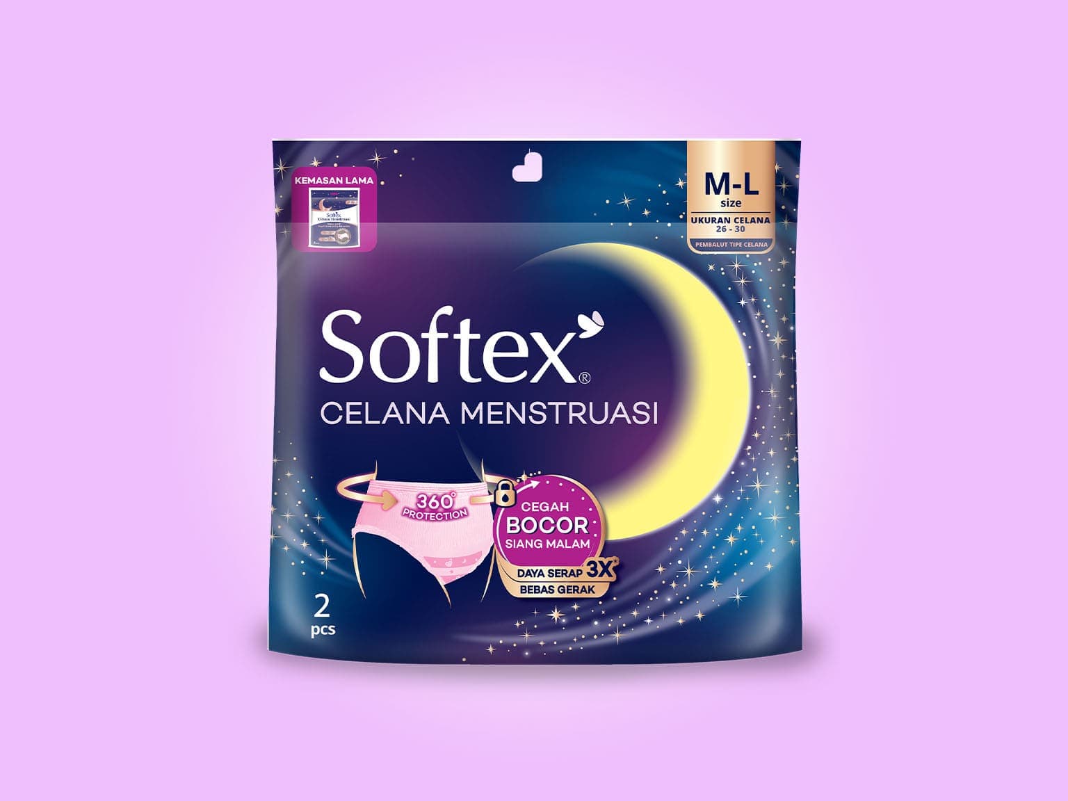 Softex Celana Menstruasi M-L 2 pcs – 1