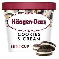 Haagen-Dazs Paket Mini Cookies & Cream 75 ml – 1