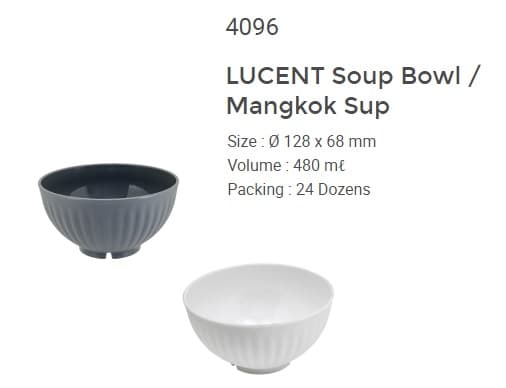 Lucent Mangkok Sup 480 ml 4096 – 1