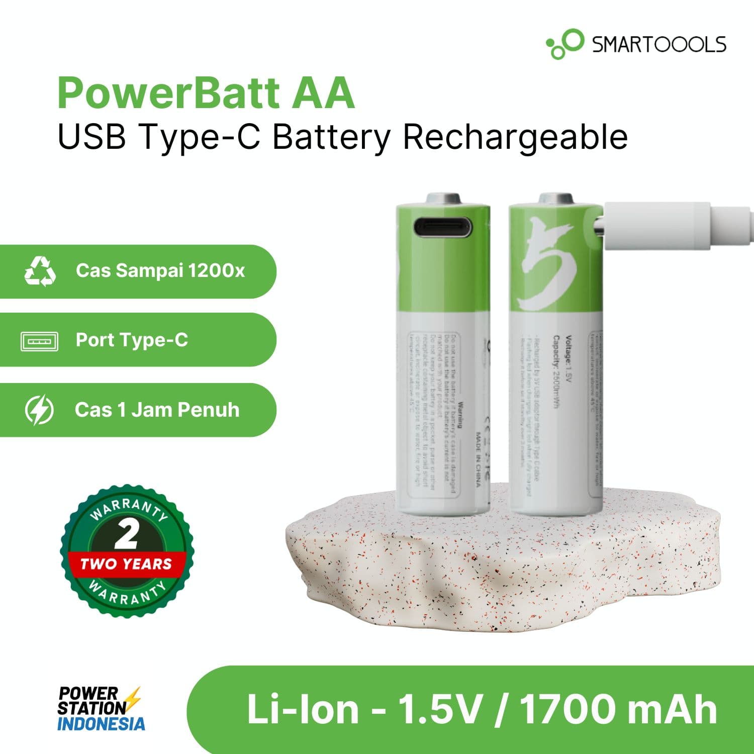 Smartools Baterai Cas AA – 2