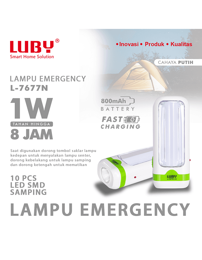 Luby Lampu Darurat L-7677 – 1