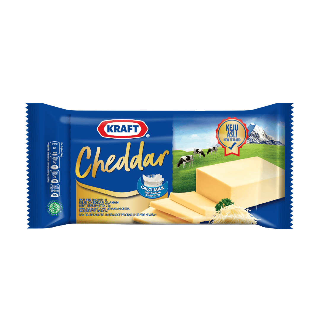 Kraft Keju Cheddar Midi 70 gr – 1