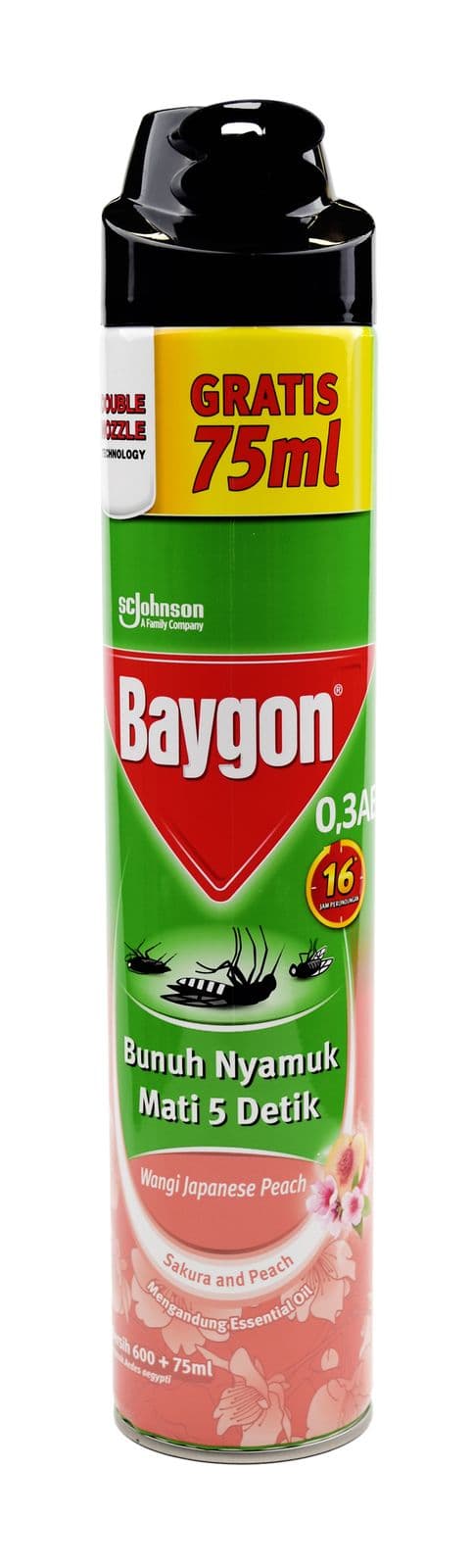Baygon Aerosol Japanese Peach 600 ml – 1