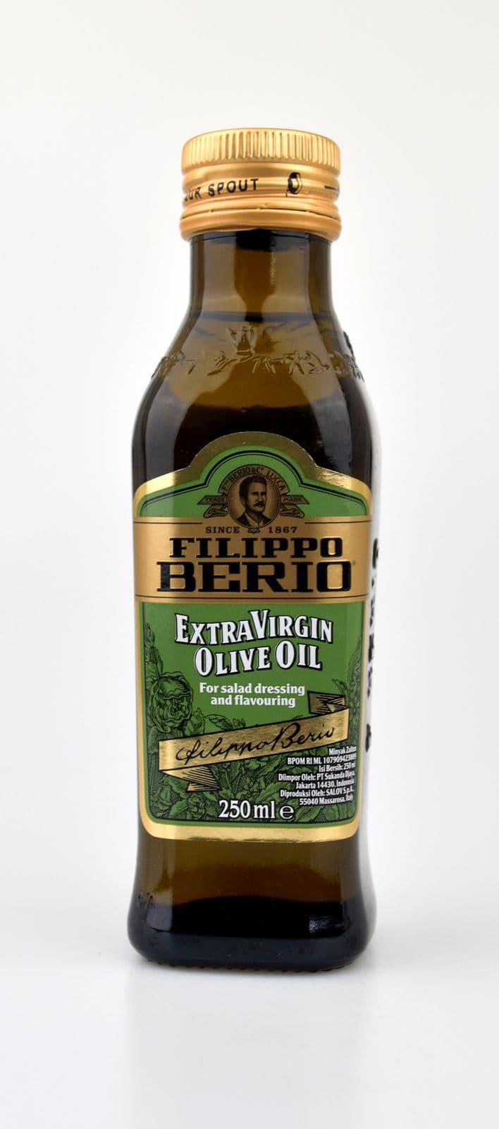 Flippo Berio Minyak Zaitun Extra Virgin For Salad Dressing & Flavoring 250 ml – 1