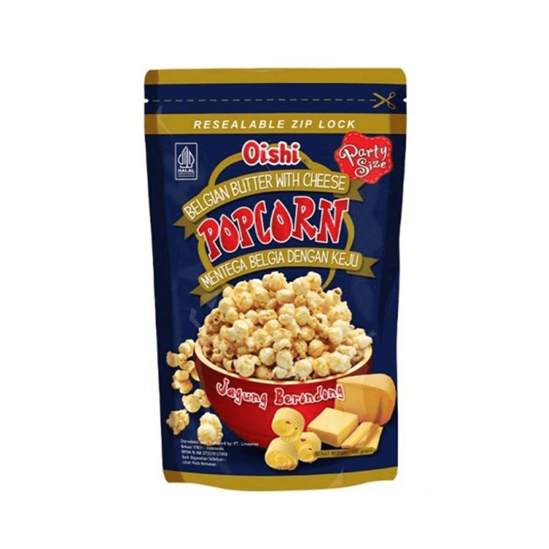Oishi Popcorn Belgian Keju 100 gr – 1
