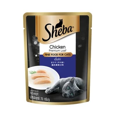 Sheba Makanan Kucing Ayam 70 gr – 1