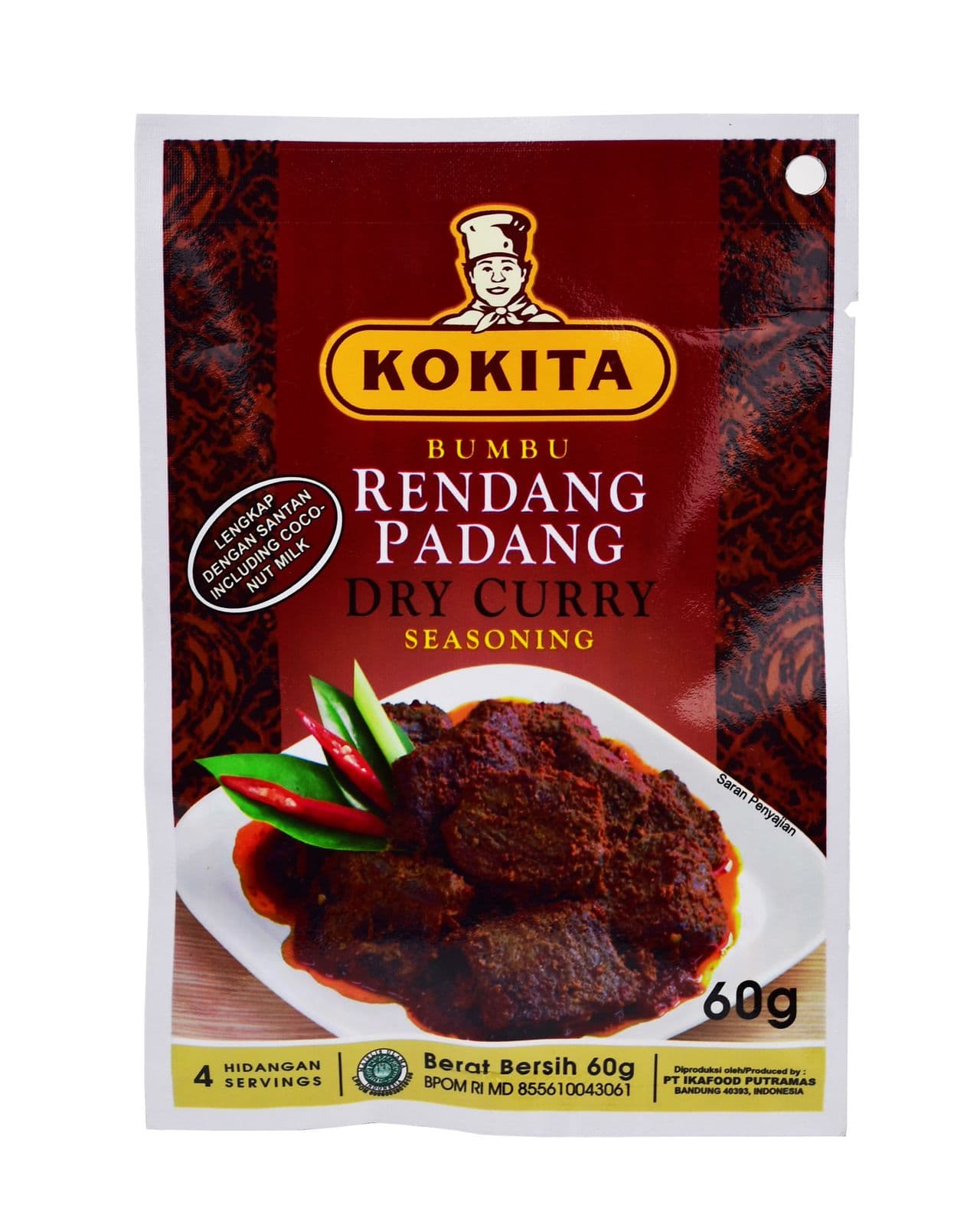Kokita Bumbu Rendang 60 gr – 1