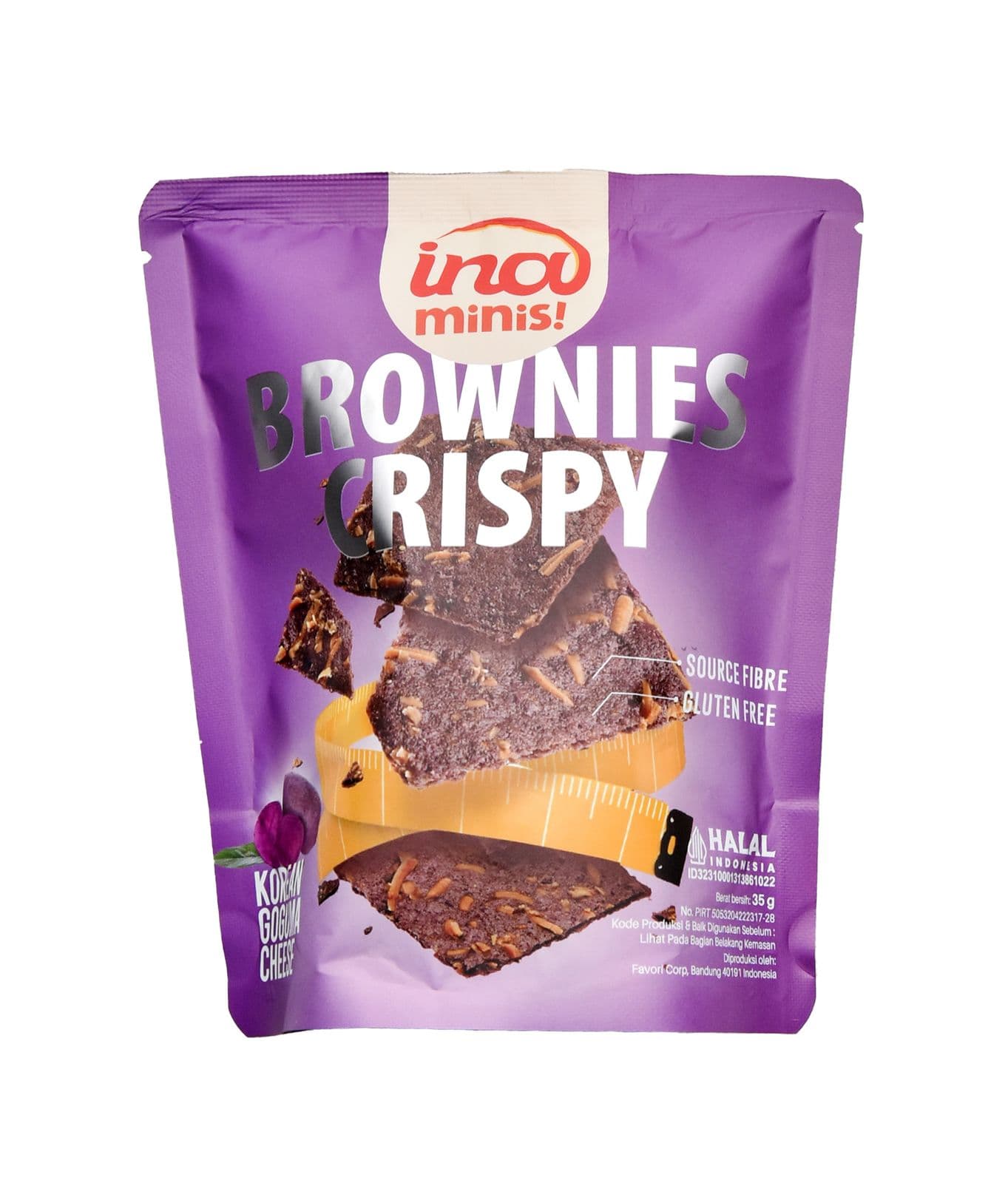 Ina Minis Brownies Crispy Goguma Cheese 35 gr – 1