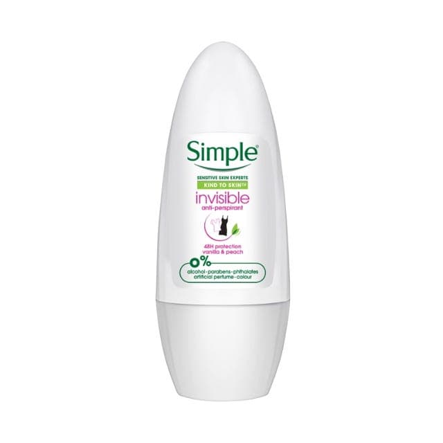 Simple Deodorant Roll On Invisible Anti Perspirant 45 ml – 1