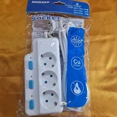 Shukaku Stop Kontak Usb Kabel 3 Lubang 3 m – 1