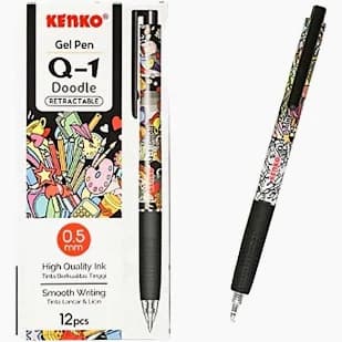 Kenko Pulpen Gel Q-1 Doodle Set 3 – 1