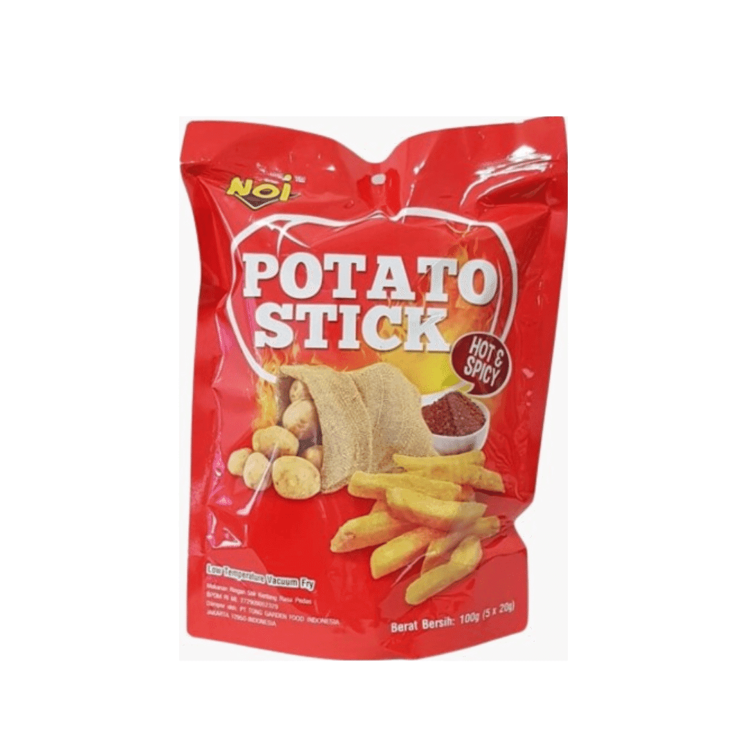 Noi Stik Kentang Asli Pedas Panas 100 gr – 1