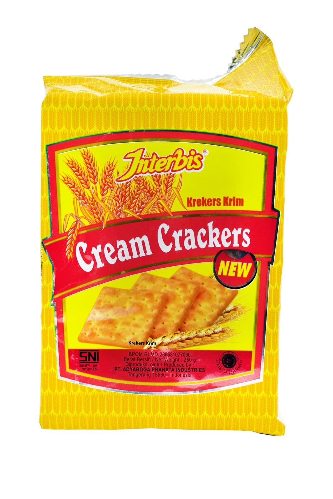Interbis Cream Crackers 250 gr – 1