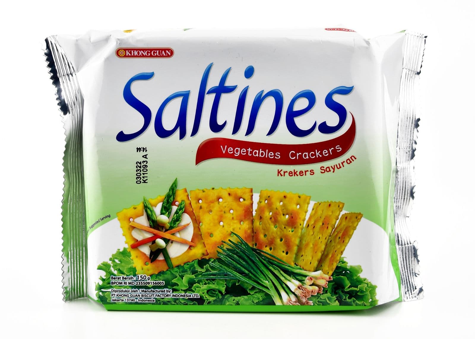 Khong Guan Saltines Sayur 150 gr – 1