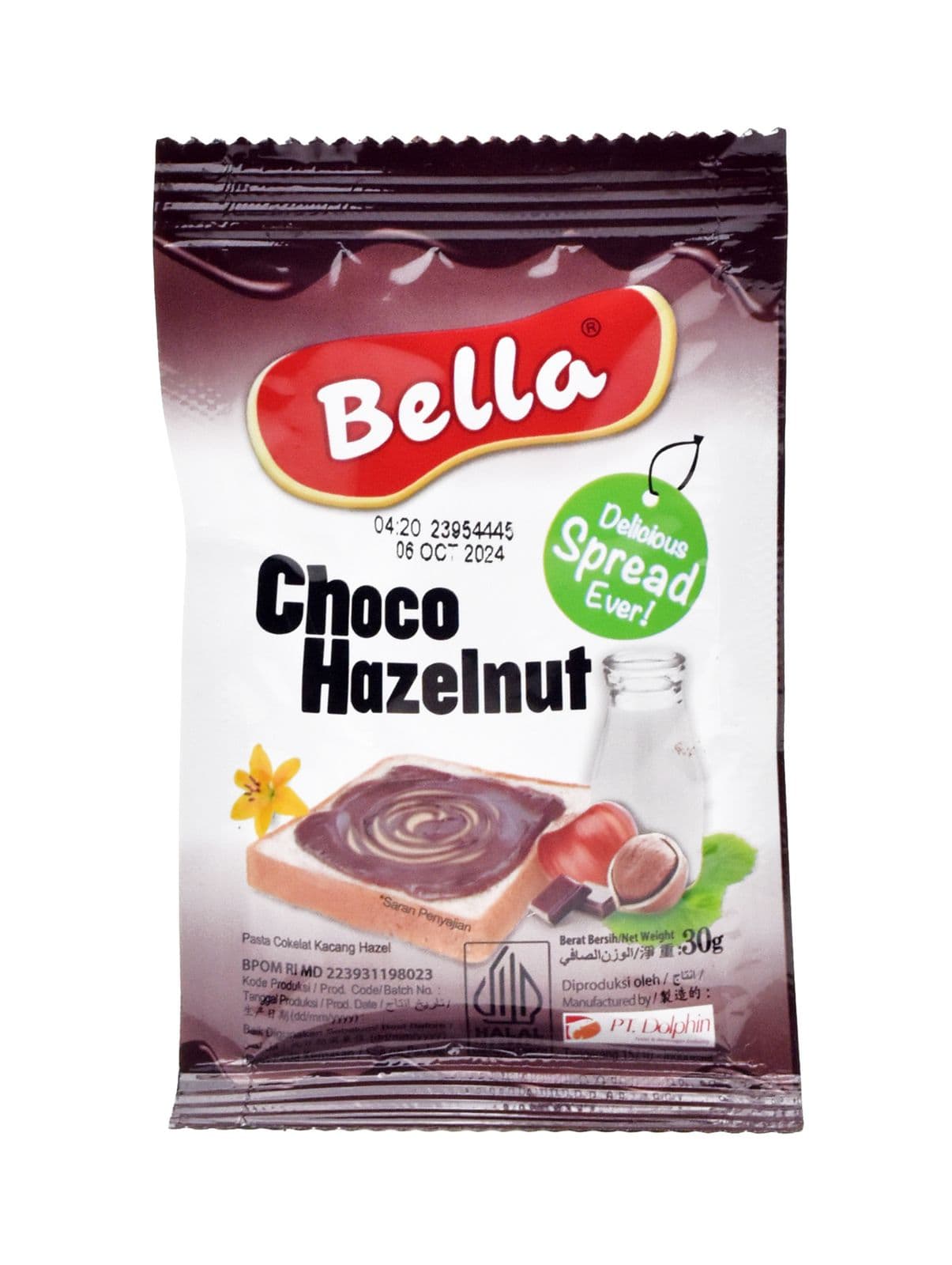 Bella Selai Cokelat Hazelnut Sachet 30 gr – 1