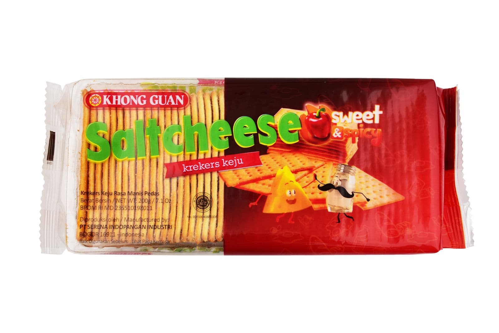 Khong Guan Saltcheese Sweet Spicy 200 gr – 1