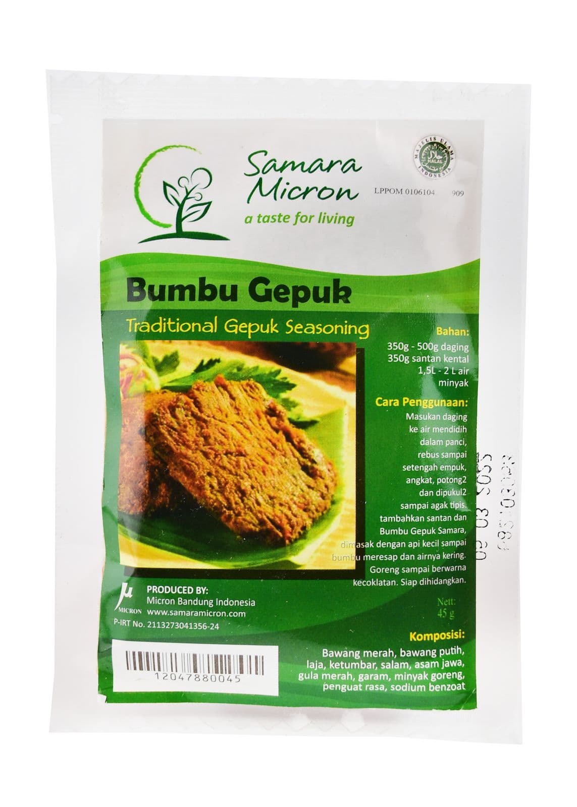 Samara Micron Bumbu Gepuk 45 gr – 1