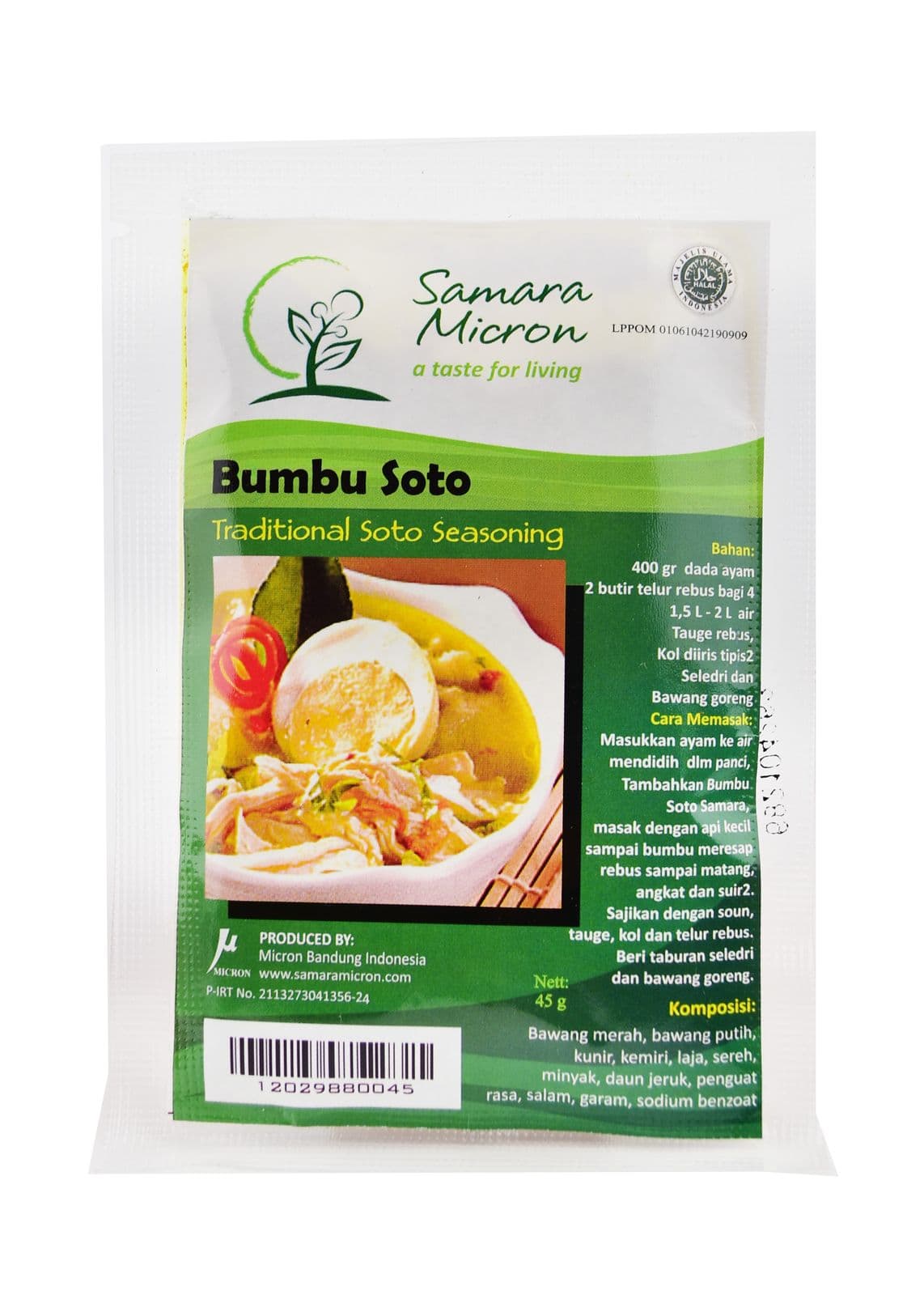 Samara Micron Bumbu Soto 45 gr – 1