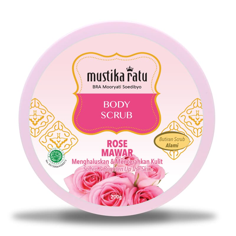 Mustika Ratu Lulur Mandi Mawar 200 gr – 1