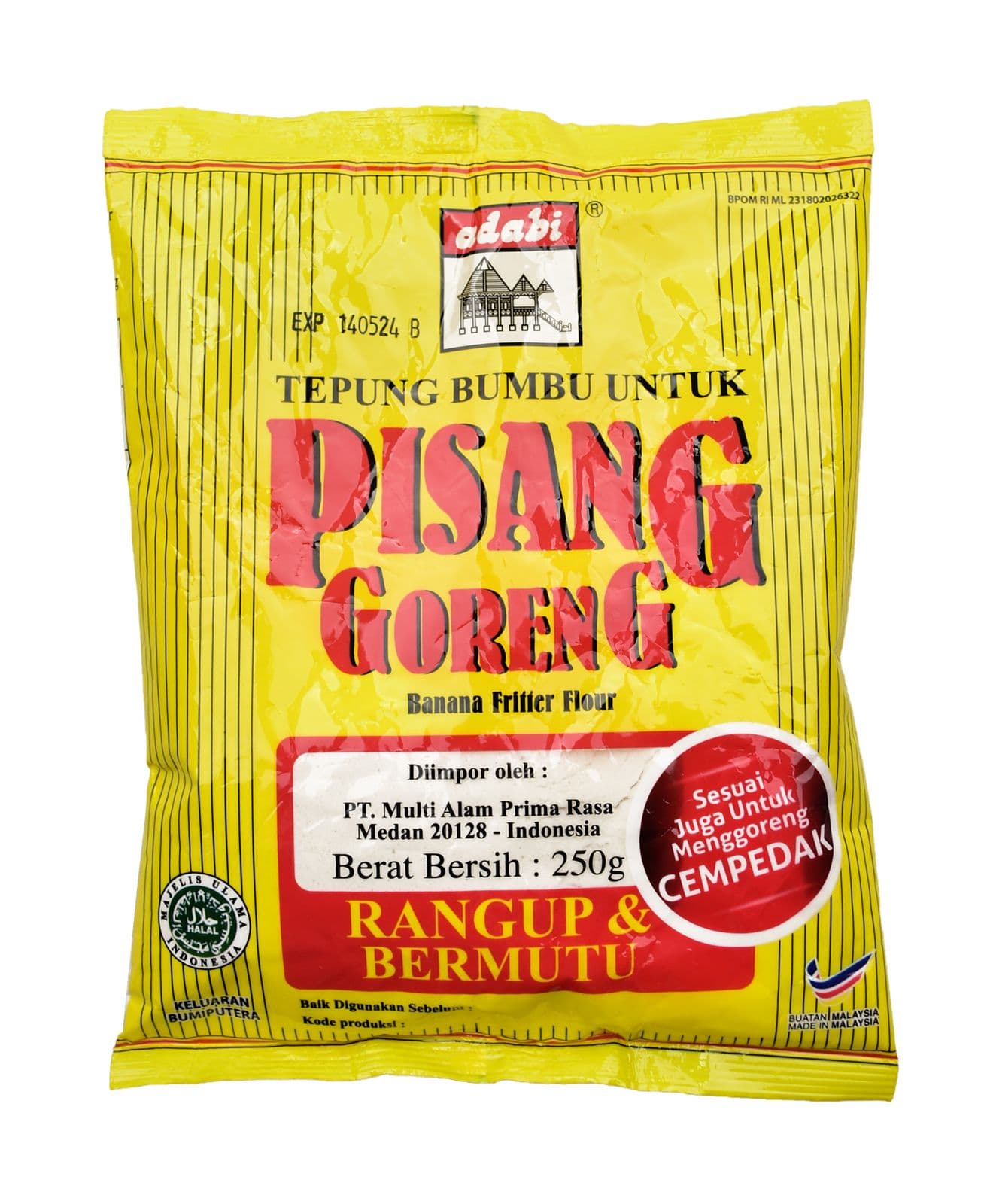 Adabi Tepung Bumbu Pisang Goreng 250 gr – 1