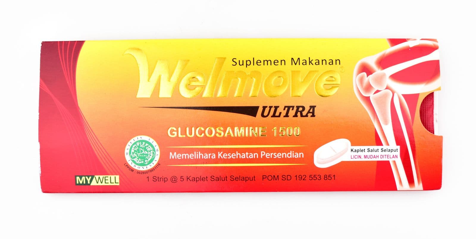Welmove Ultra Suplemen Kesehatan Memelihara Persendian 5 Kaplet – 1