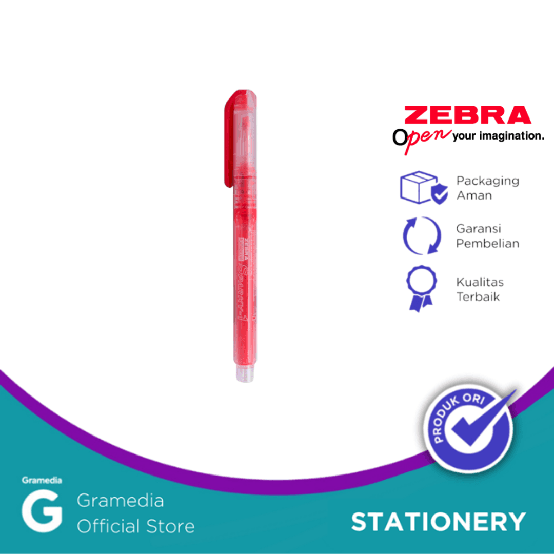Zebra Pulpen Sparky 1 Merah – 1