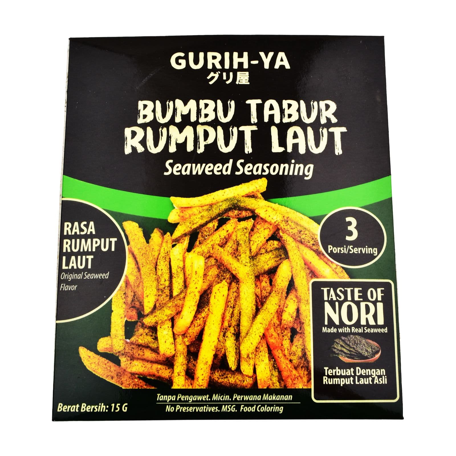 Gurih-Ya Rumput Laut Original 15 gr – 1